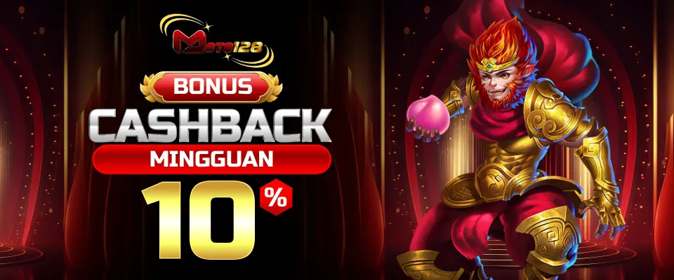 Bonus Cashback Mingguan 10%